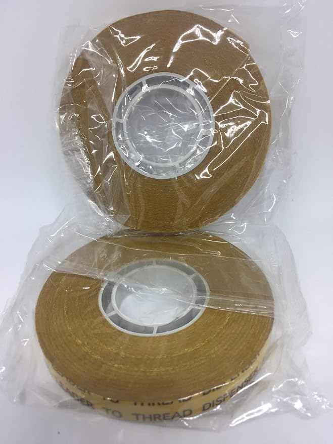 ATG Transfer Gun Double Side Refill Tapes, Reverse Wound Adhesive Transfer Tape Acid Free Gold Paper Liner ATG-7502, 3/8" X 36YD Pack of 12