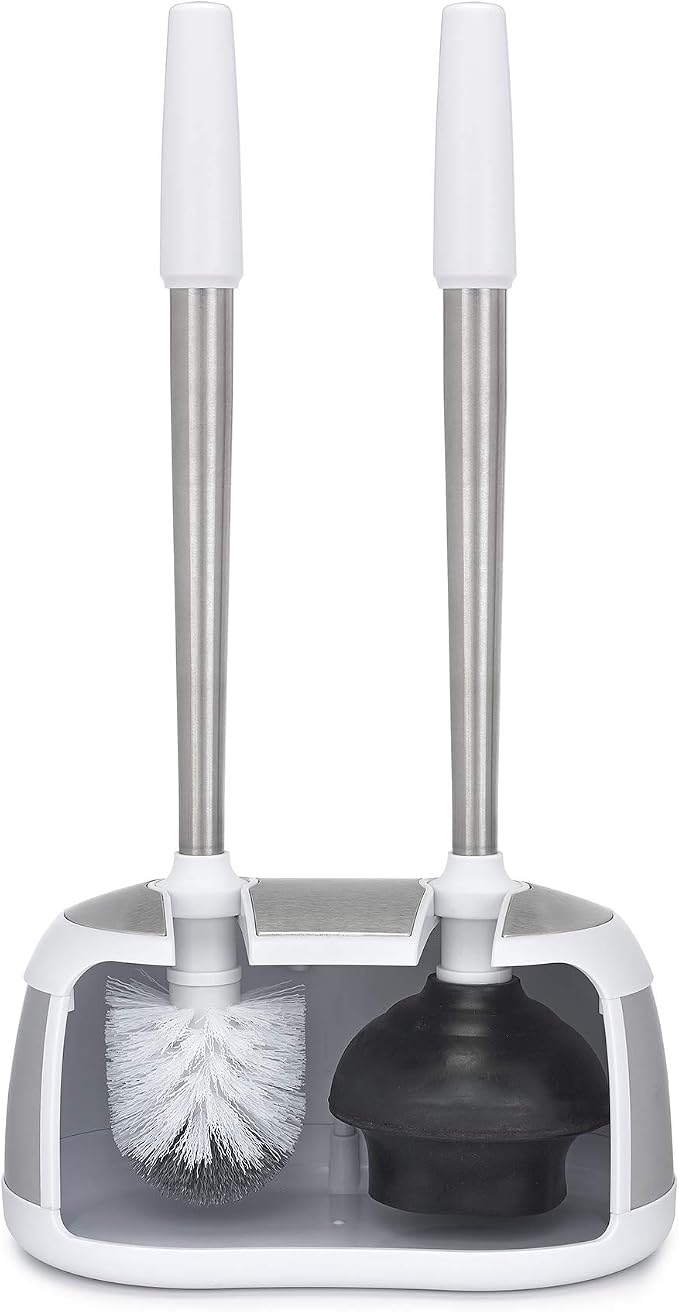 Polder Dual Bath Caddy - White