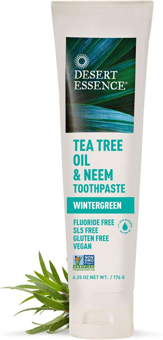 Tea Tree Oil & Neem Wintergreen Toothpaste (6pk)