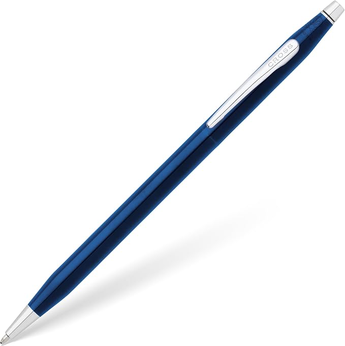 Cross Special Collection Classic Century Pearlescent Blue PVD Barrel and Polished Appointments Ballpoint Pen