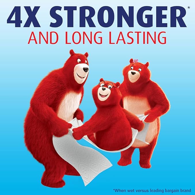 Charmin Ultra Strong Toilet Paper, 12 Mega Rolls = 48 Regular Rolls, 12 Count
