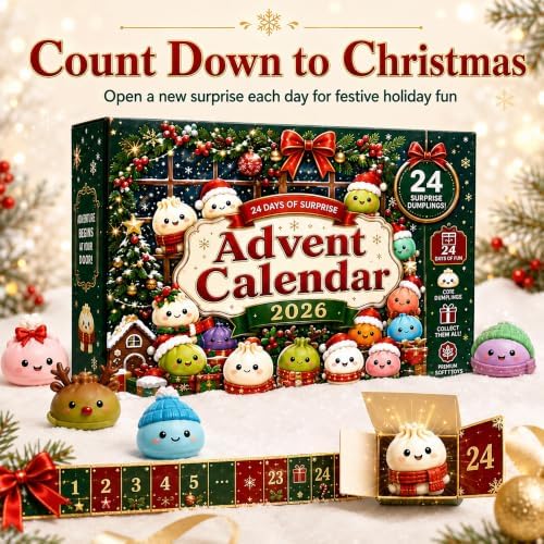 Christmas Squishies Advent Calendar 2026 Countdown for Adults