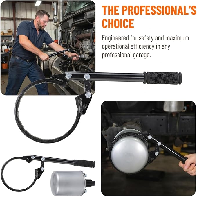 INOOMP Truck Air Dryer Cylinder Removing Wrench Tool for Heavy-duty Trucks Filter Removal Wrench Automotive Repair Equipment