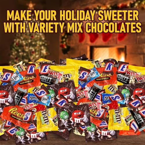 Halloween Chocolate Candy Variety Pack 5 Lb, 225+ Individually Wrapped