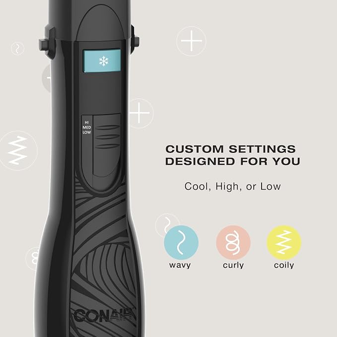 Conair The Curl Collective 3-in-1 Blowout Kit, 3 Interchangeable Brush Attachments to Create Your Perfect Blowout