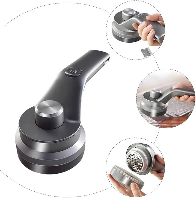 FRCOLOR 1Pc USB Rechargeable Lint Remover Portable Hair Ball Trimmer for Clothes Ergonomic Fuzz Remover with USB Charging Reliable Fabric Shaver for Prolonged Use