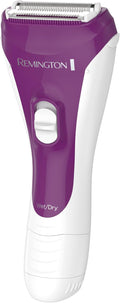Remington Smooth & Silky Electric Shaver for Women, 3-Blade Wet & Dry Razor | Battery Operated for Cordless Use, Includes Bikini Trimmer Attachment, 100% Waterproof Design, Flexible Hypoallergenic Foils