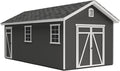 Expanse 10x20 Do-It-Yourself Wooden Storage Shed with Floor Kit - Does not Include Paint or Roofing Shingles