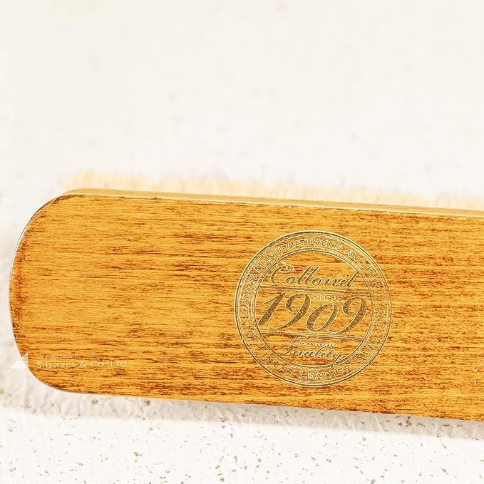 Collonil 1909 Goats Hair Polishing Brush–Fine, Soft Bristles for Delicate Leathers