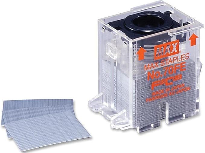 Max EH-70F Max Electronic EH-70F Stapler, 70 Sheet Capacity, Gray