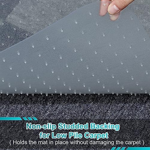 BesWin Office Chair Mat for Low Pile Carpets, 46'' x 72'' Desk Chair Mat