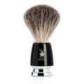MÜHLE RYTMO Pure Badger Shaving Brush | High-Grade Handle with Chrome Accents | Luxury Shave Accessory for Men