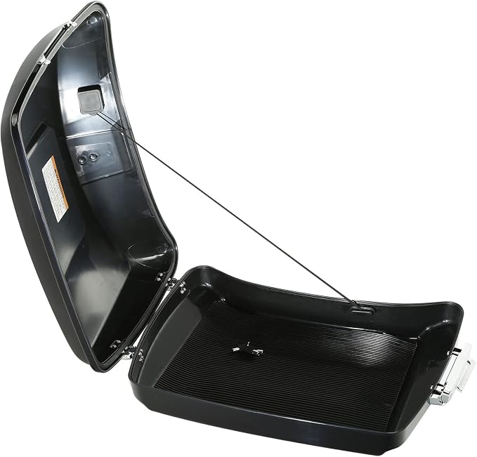 5.5" Razor Motorcycle Trunk W/Latch Key Fit For Harley 2014-2025 Touring CVO Road King Street Glide Electra Glide Ultra Limited Pack Midnight Blue