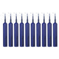 Xunsomten- 10 PCS Fiber Optic Cleaner Pen, LC/MU 1.25mm Ferrules Fiber Cleaning Pen Connector Clean, More Than 800+ Times, Fiber End Face Cleaner Tools, Includes Dust Caps