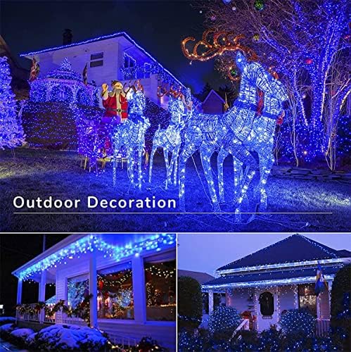 MZD8391 105FT 300LED Christmas Light Outdoor Indoor, Christmas Tree Lights