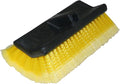 Deluxe 10" Bi-Level Heavy Duty Wash Brush Head, Flow-Thru or Dip Brush with 40% More Bristles, Scratch-Free Soft Bristle Head for RV, Truck, Boat & SUV Cleaning, Professional Grade, Black/Yellow