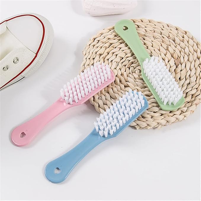 Plain Plastic Brush Tool Laundry Shoe Cleaning Soft Hair Washing Clothing Brushing(Blue)