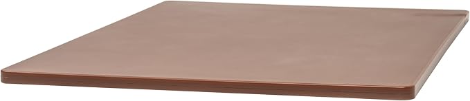 Winco 15" x 20" Brown Heavy-Duty Plastic Cutting Board (Set of 6) | Dishwasher safe, Stain resistant, Minimizes dulling, HACCP approved, Great for Charcuterie, Appetizers and Buffet Displays