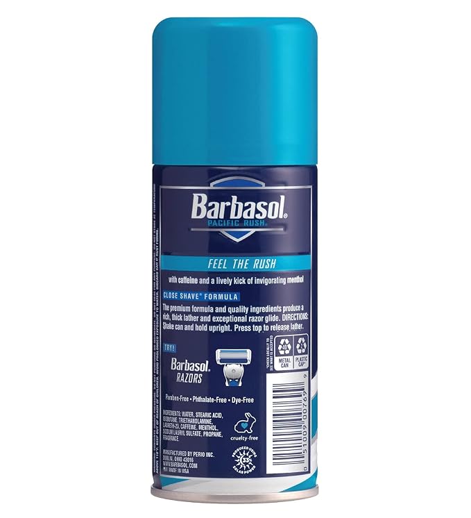 Barbasol Beard Buster Thick & Rich Shaving Cream Pacific Rush 7oz. (Pack of 12)
