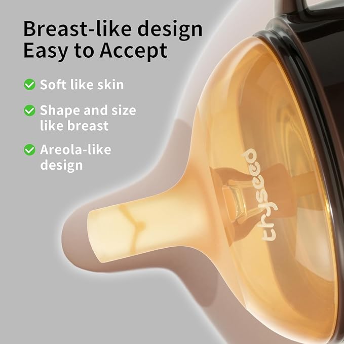 Thyseed PPSU Weighted Straw Cup with Handles Toddlers Transition Bottles to Sippy Cups No Spill Learner Milk Water Baby Bottle Soft Silicone Spout Dishwasher Safe BPA Free 6+ Months 10oz/300mL