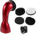 Electric Shoe Polisher Replacement Brush Kit 710 Red Dual Power | Fiber Sponge Plastic Parts, for Sneakers and Canvas Shoes, Office Travel Use, Dust Removal and Portable Automatic Polishing