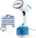 DBC Travel Steamer for Clothes 1500W, 250ml Water Tank,20S Fast Heat-up Portable Handheld Steamer for Clothes, 2 in 1 Fabric Wrinkle Remover with Fabric Brush,Ideal for Home, Office, Travel
