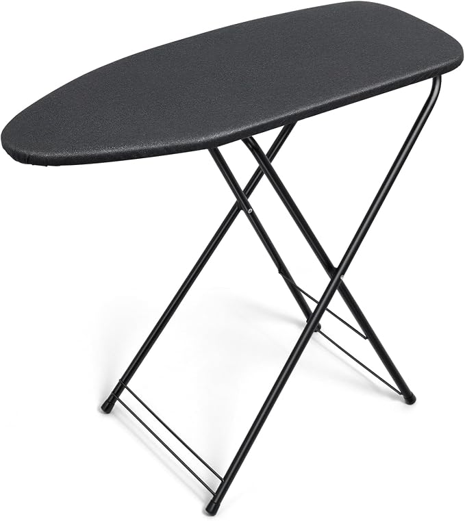 Duwee 13"×35" Ironing Board Small with Heat Resistant Cover Thicken Padding | Folding Compact Ironing Board,Light Weight,Easy to Storage