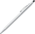 Cross Classic Century Lustrous Chrome Ballpoint Pen - Refillable Pen for Effortless Writing - Black Ink - Durable Construction - Premier Distinctive Look - Gift-Ready