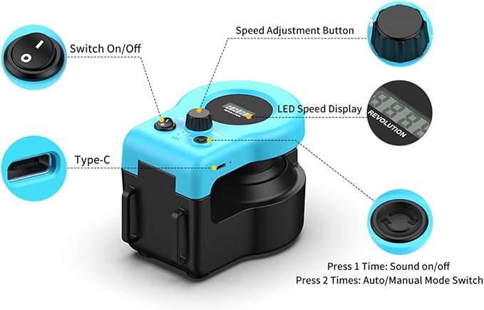Interactive Running Cat Toy Console for Cats and Small Dogs, Main Body Without Accessories, Sky Blue