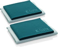 E-Cloth Microfiber Window Cleaning Cloth Kit - Glass Cleaning Cloth for Windows, Mirrors, Cars, Lenses, Eyeglasses, & More, Streak Free Clean, Machine Washable Reusable Towel - Green (2 Kits)