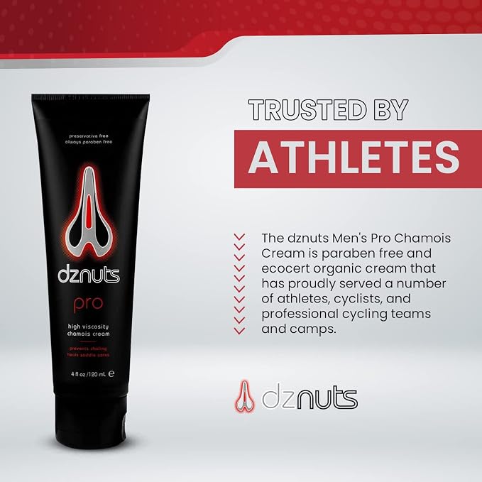 dznuts - Men’s Pro Chamois Cream, Women’s Bliss Chamois Cream, and Bald Super Smooth Shaving Cream - For Saddle Sores, Razor Burns, Ingrown Hairs, and Cuts