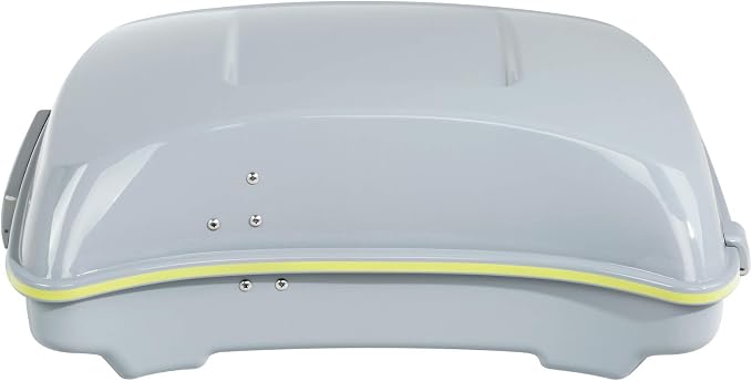 Apple Green/White Gray ABS 5.5" Razor Trunk Fit For Harley 2014-2025 Touring CVO Road King Street Glide Electra Glide Ultra Limited Pack