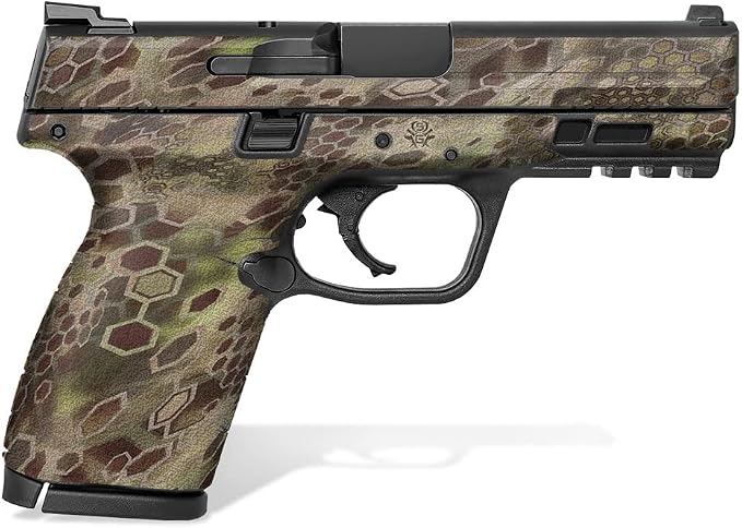 Decal Grip for Smith & Wesson M&P M2.0 9mm/.40 4" Compact (Cryptic Camo - Camo Colors)