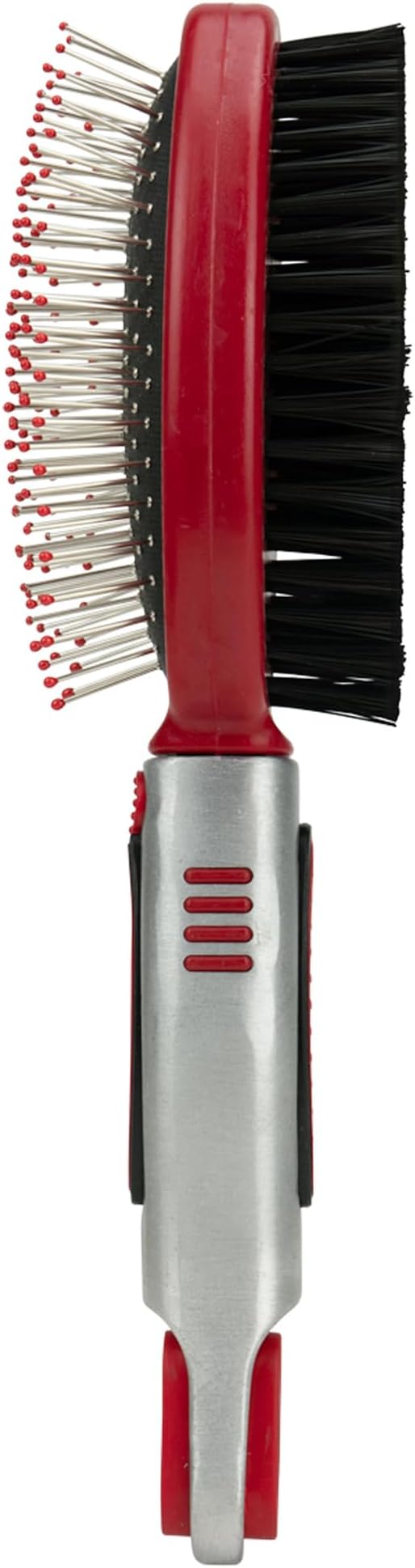 CHI for Dogs Double Sided Pin and Bristle Grooming Brush, 2 in 1 Dog Grooming Brush for Detangling and Smoothing Coats, Removes Loose Hair and Light Tangles, Ergonomic Handle
