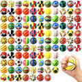 Yunsailing 108 Pcs Mini Sensory Fidget Ball 2.4" Relief Toys, Cute