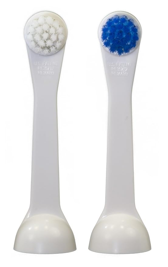 Cybersonic Classic Compact Replacement Brush Heads, Compatible with All Cybersonic Electric Toothbrushes (2 Pack)