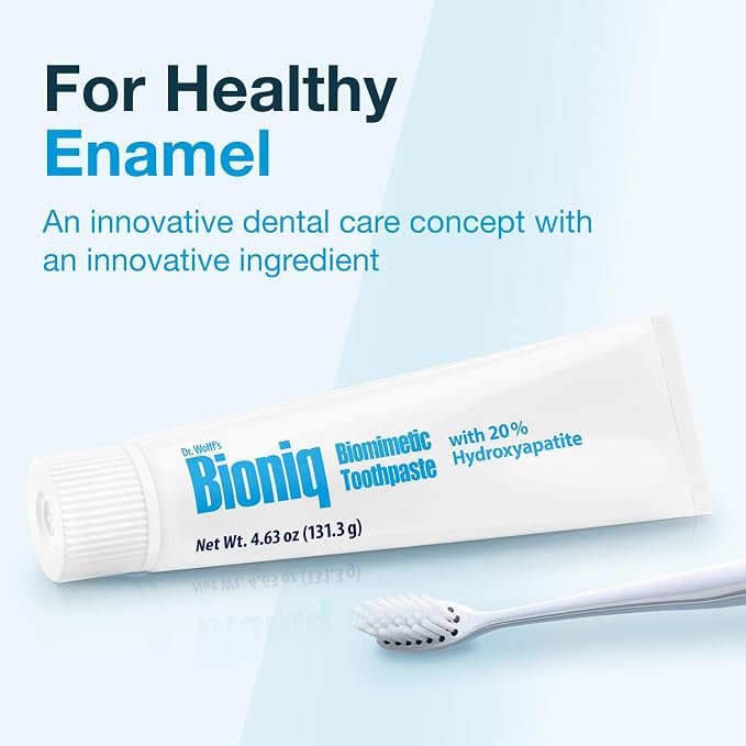 Bioniq Classic 20% Hydroxyapatite Toothpaste 4.63 Oz | bioHAP and Fluoride Free Toothpaste for Daily Use, Clinically Tested, Expert for Enamel and Gum Care, 4.63 Oz 1 Pack