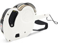 Motex MX-5500 New Version 1 Line 8 Digits Date Marking Gun – Pre-Loaded 1,000 White Sticker Labels and Pre-Loaded Inker with 1 Ink Refill - for Grocery Store, Retail Shop, Garage Sale (White)