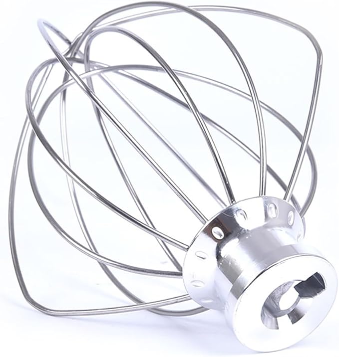 Stainless Steel Balloon Wire Whip, Compatible For KitchenAid, Mixer Attachment K45WW Whip For KSM90 KSM150 Cake Balloon Whisk Egg Cream