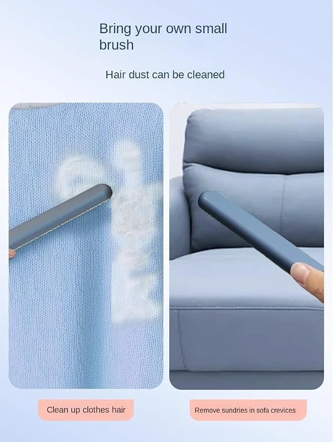 Pet Hair Remover Tool for Cats & Dogs, Reusable Lint Remover for Furniture, Sofa, Bed & Carpet, Long Handle Fur Cleaner Brush, No Adhesive, Eco-Friendly 18 in (46cm)