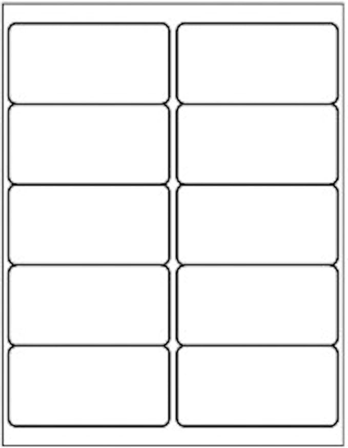 10 Up - Shipping Address Labels - 2" x 4" - 20000 Labels