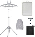Foldable Steamer Stand – Adjustable Clothes Hanger Rack for Travel | Foldable Steamer Stand with Ironing Gloves, Lint Remover, Storage Bag & Portable Ironing Board – Ideal for home & travel.