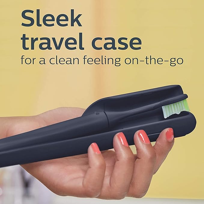 Philips Sonicare One Electric Toothbrush with Travel Case and 2pk Heads - Midnight Blue, HY100-01