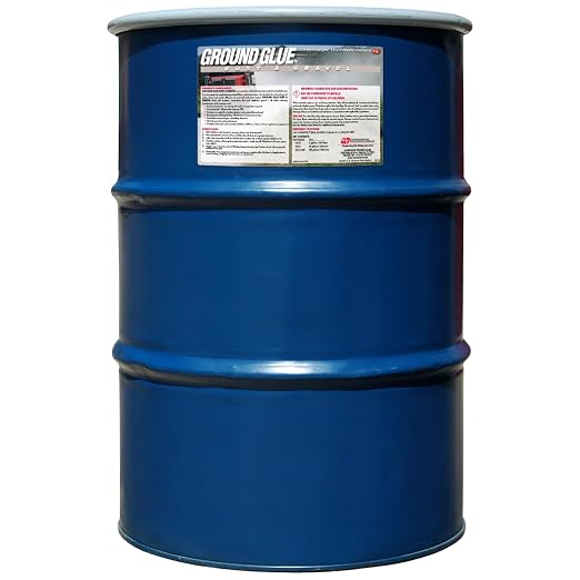 Corrosion Technologies Ground Glue Dust & Gravel, 55 Gallon | Dust Control Binder for Paths, Ranch & ATV Trails, Super Concentrated Formula for Outdoor Soil & Rock Stabilization