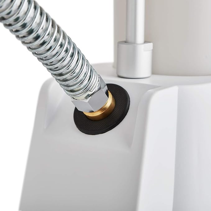 Reliable Vivio Professional Garment Steamer, Brass Element, Brush, 1300W | Professional standing steamer for clothes, 2 hours continuous steam, Remove wrinkles, Hose Fabric Cover, Anti-spill Cap