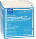 Medline Gauze Sponge 4'' X 4'' Drain 6 Ply, NON256000 50 Count