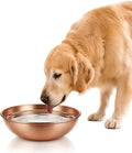 99.99% Pure Copper pet Bowl, 7.4-inch Copper Dog Bowl, a Large Copper Bowl Suitable for Family Pets. (1)