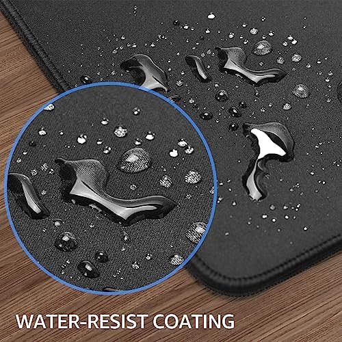 KTRIO Large Gaming Mouse Pad Desk Mat for Gamer, 35.4" x 15.7", Black, XXXL