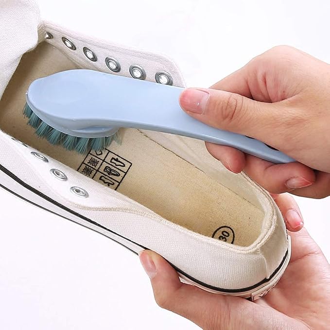 Multi-Functional Laundry Tool Sneaker Shoes Cleaning Boot Brushes Cleaner 2 in 1 Home Plastic Scrubbing Brush