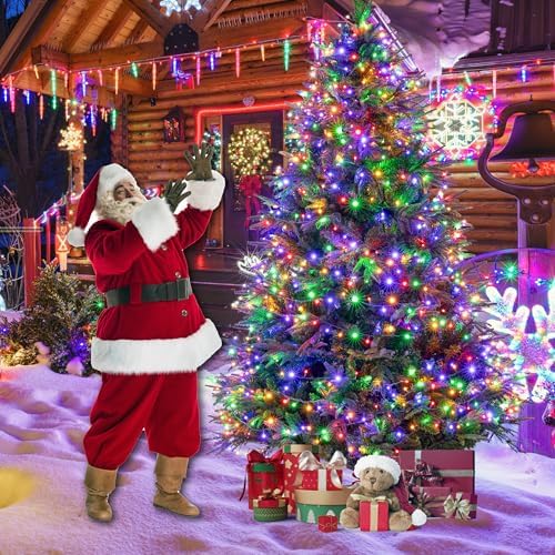Sunnyglade 7.5ft Artificial Christmas Tree with 600 LED Lights Not pre-lit